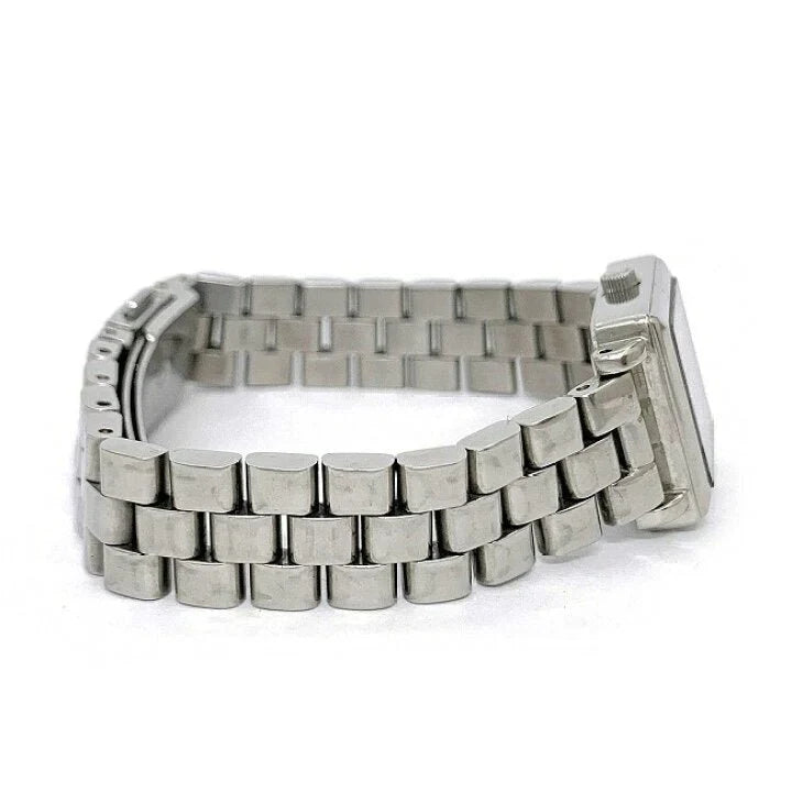 Marc by Marc Jacobs Baker watch silver stainless steel three-link bracelet strap