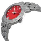 Marc By Marc Jacobs Red Dial Stainless Steel Ladies Amy Watch MBM3302 - BigDaddy Watches #2