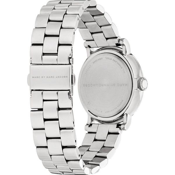 Marc By Marc Jacobs Baker White Dial Silver Watch - MBM3242