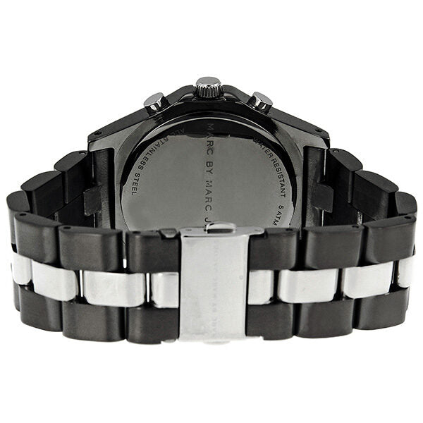 Marc by Marc Jacobs Blade Chronograph Gunmetal and Silver-Tone Ladies Watch MBM3179 - BigDaddy Watches #3