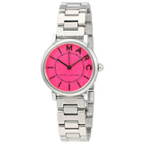 Marc Jacobs Roxy Fuchsia Dial Ladies Stainless Steel Watch MJ3528 - BigDaddy Watches