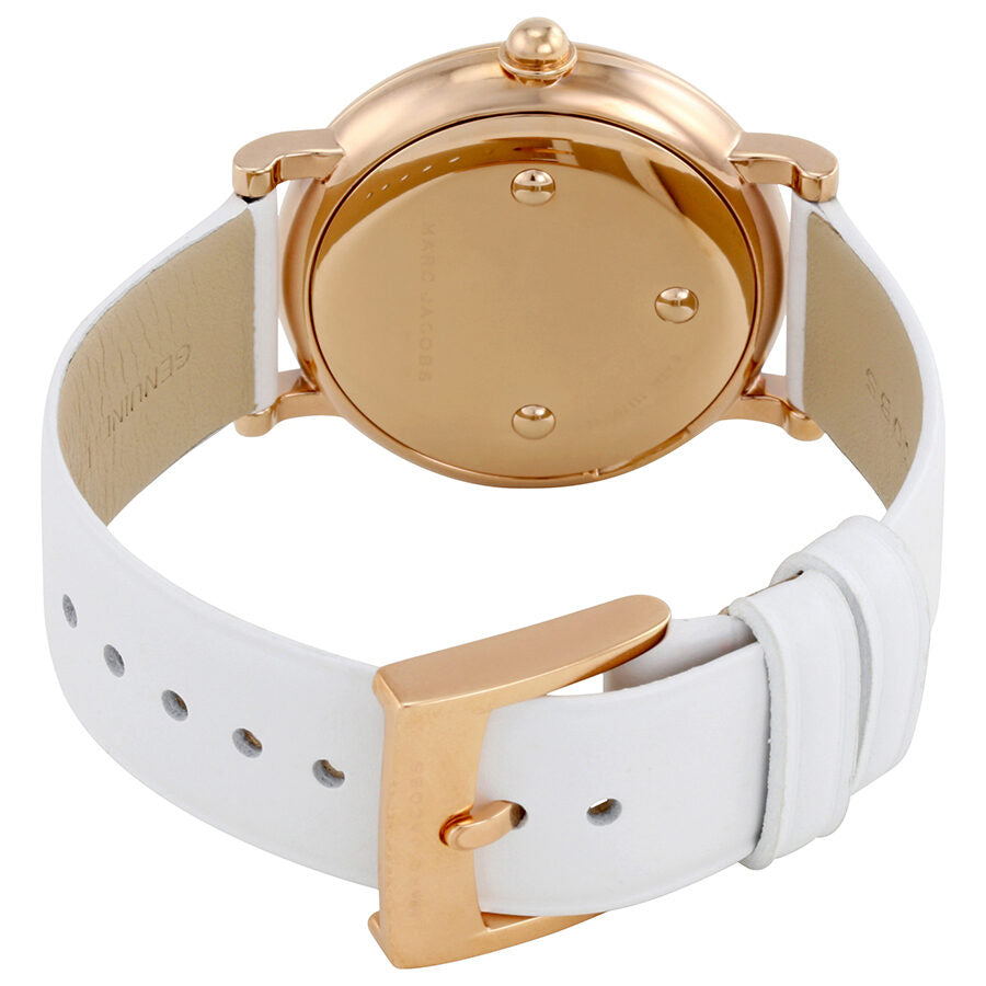 Marc Jacobs Roxy White Dial Rose Gold Watch MJ1561