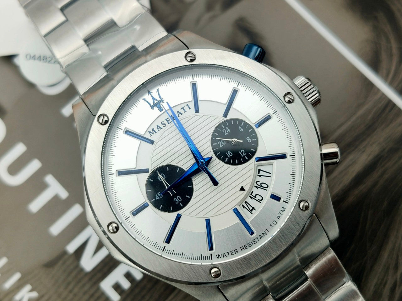 Maserati Circuito Chronograph Silver Dial Menβs Watch R8873627005 - Watch