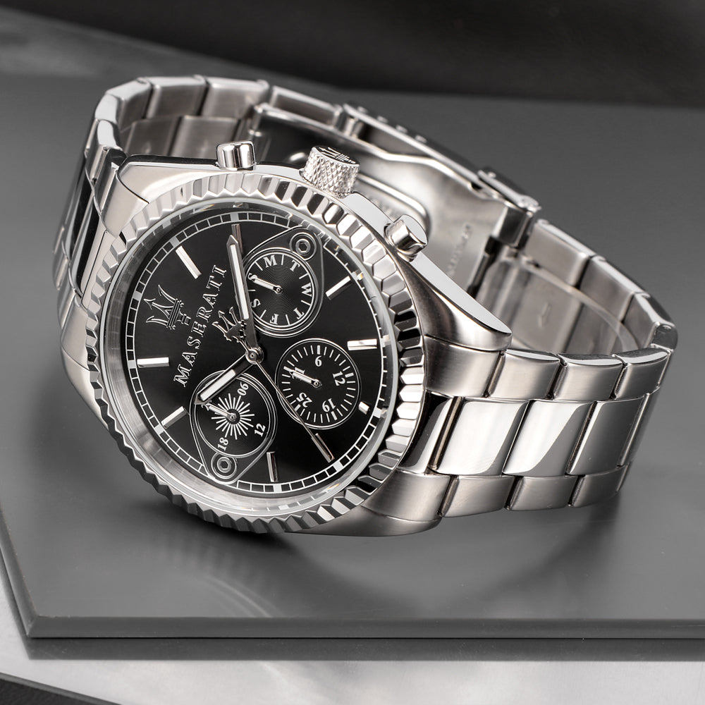 Maserati Competizione Chronograph Quartz Black Dial Menβs Watch R8853100014 - Watch