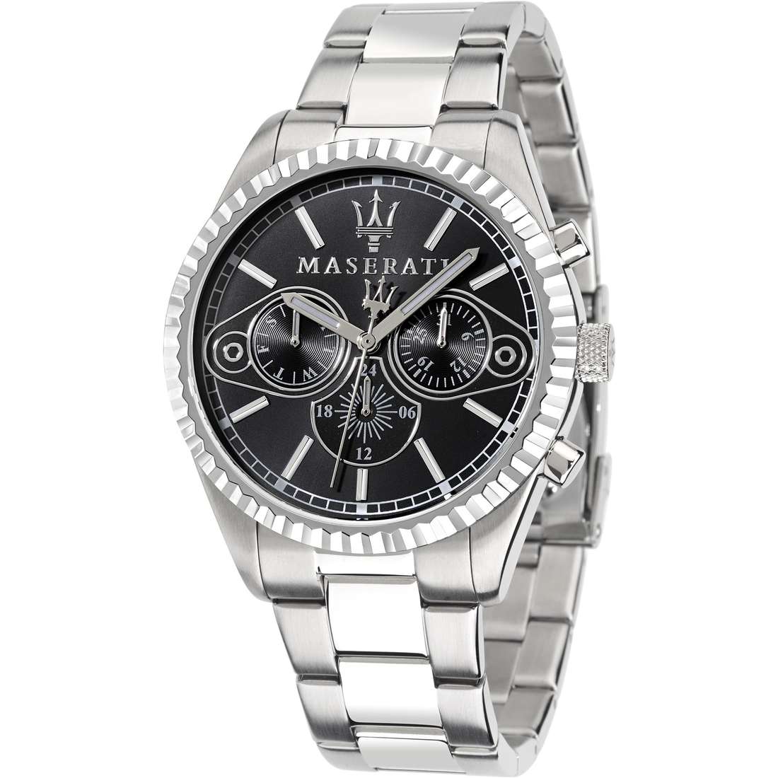 Maserati Competizione Chronograph Quartz Black Dial Menβs Watch R8853100014 - Watch
