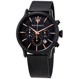 Maserati Epoca Chronograph Black Dial Men's Watch R8873618006