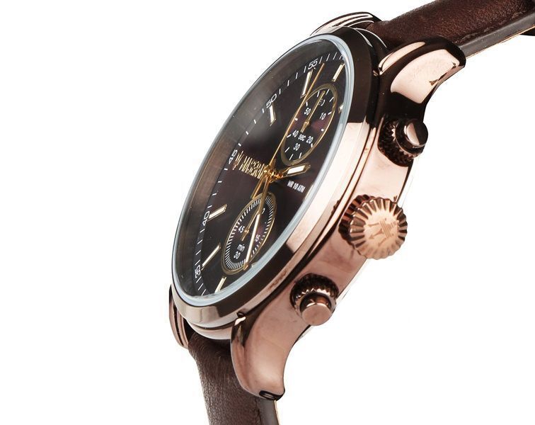 Maserati Epoca Chronograph Brown Dial Menβs Watch R8871618006 - Watch