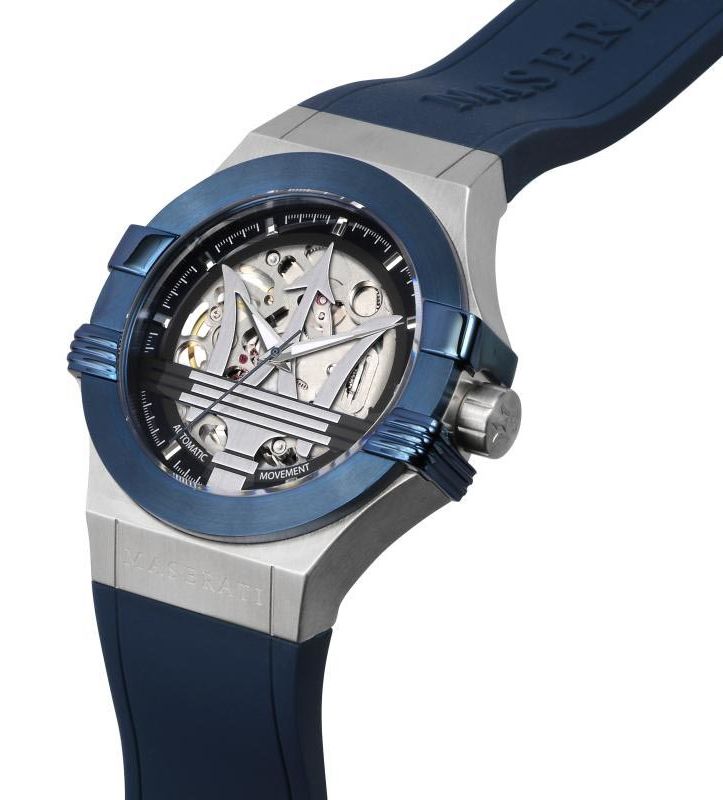 Maserati Potenza Automatic Black Skeleton Dial Menβs Watch R8821108028 - Watch