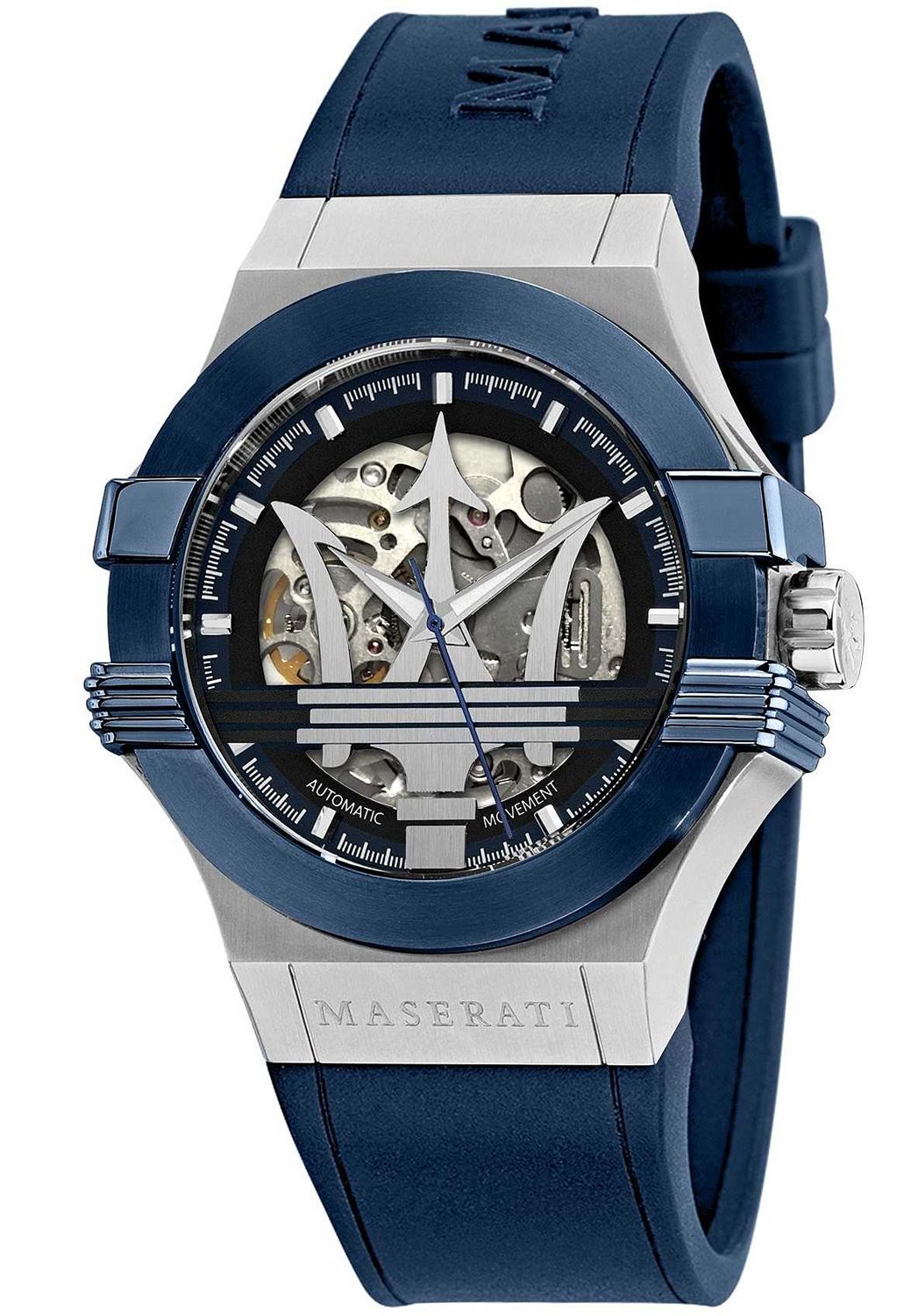 Maserati Potenza Automatic Black Skeleton Dial Menβs Watch R8821108028 - Watch