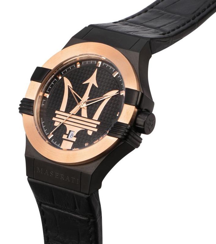 Maserati Potenza Quartz Black Dial Menβs Watch R8851108032 - Watch