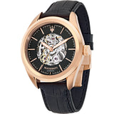 Maserati Traguardo Automatic Black/Skeleton Dial Men's Watch R8821112001 - BigDaddy Watches