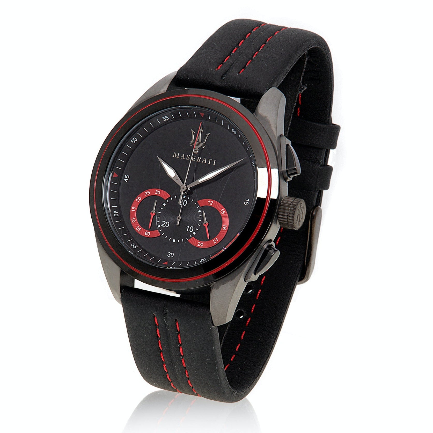 Maserati Traguardo Chronograph Black Dial Menβs Watch R8871612023 - Watch