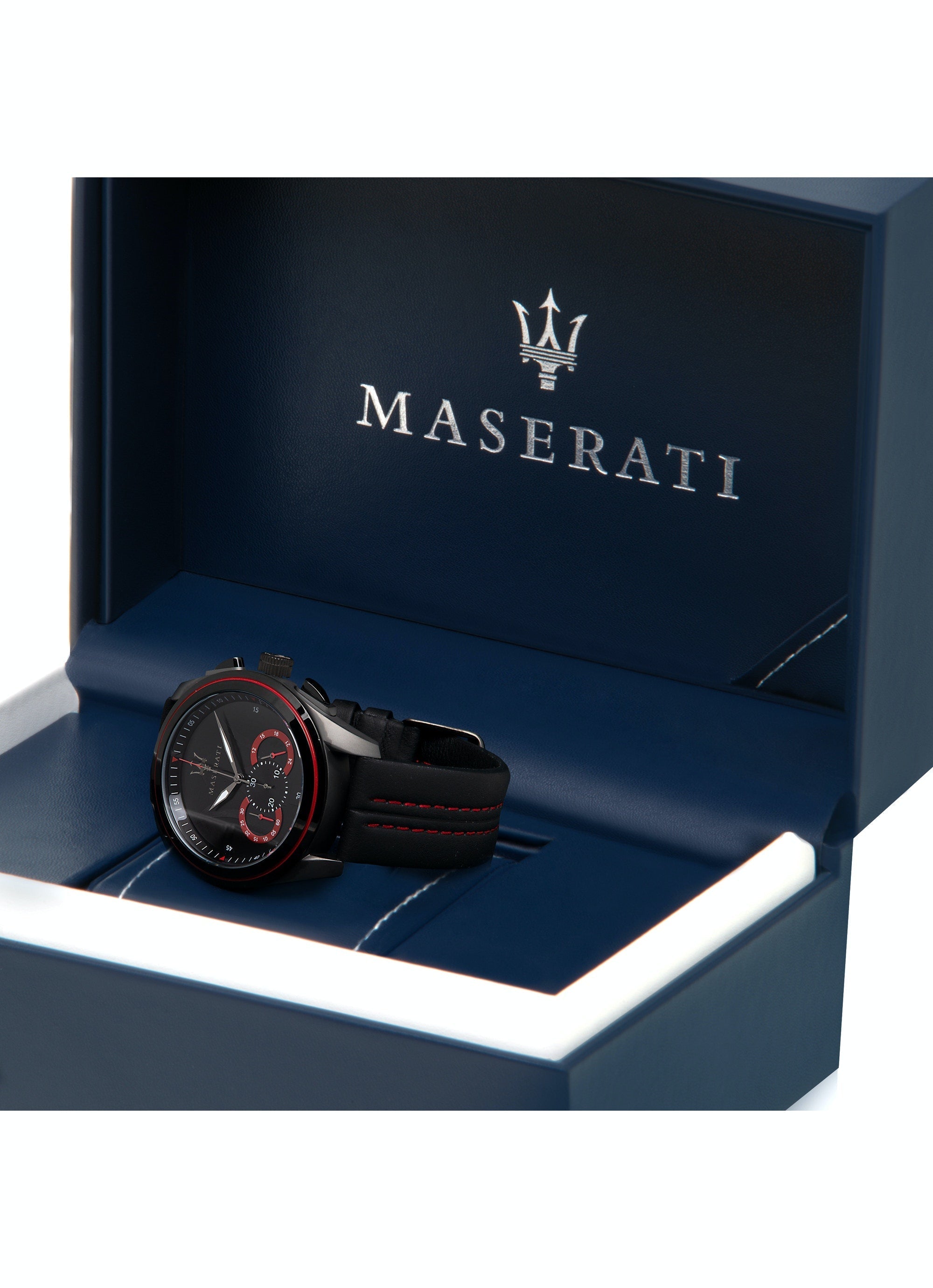 Maserati Traguardo Chronograph Black Dial Menβs Watch R8871612023 - Watch