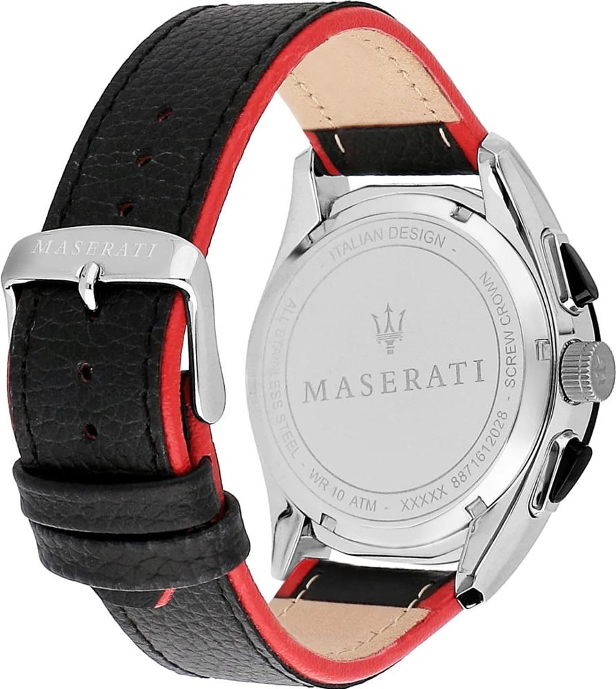 Maserati Traguardo Chronograph Quartz Black Dial Menβs Watch R8871612028 - Watch
