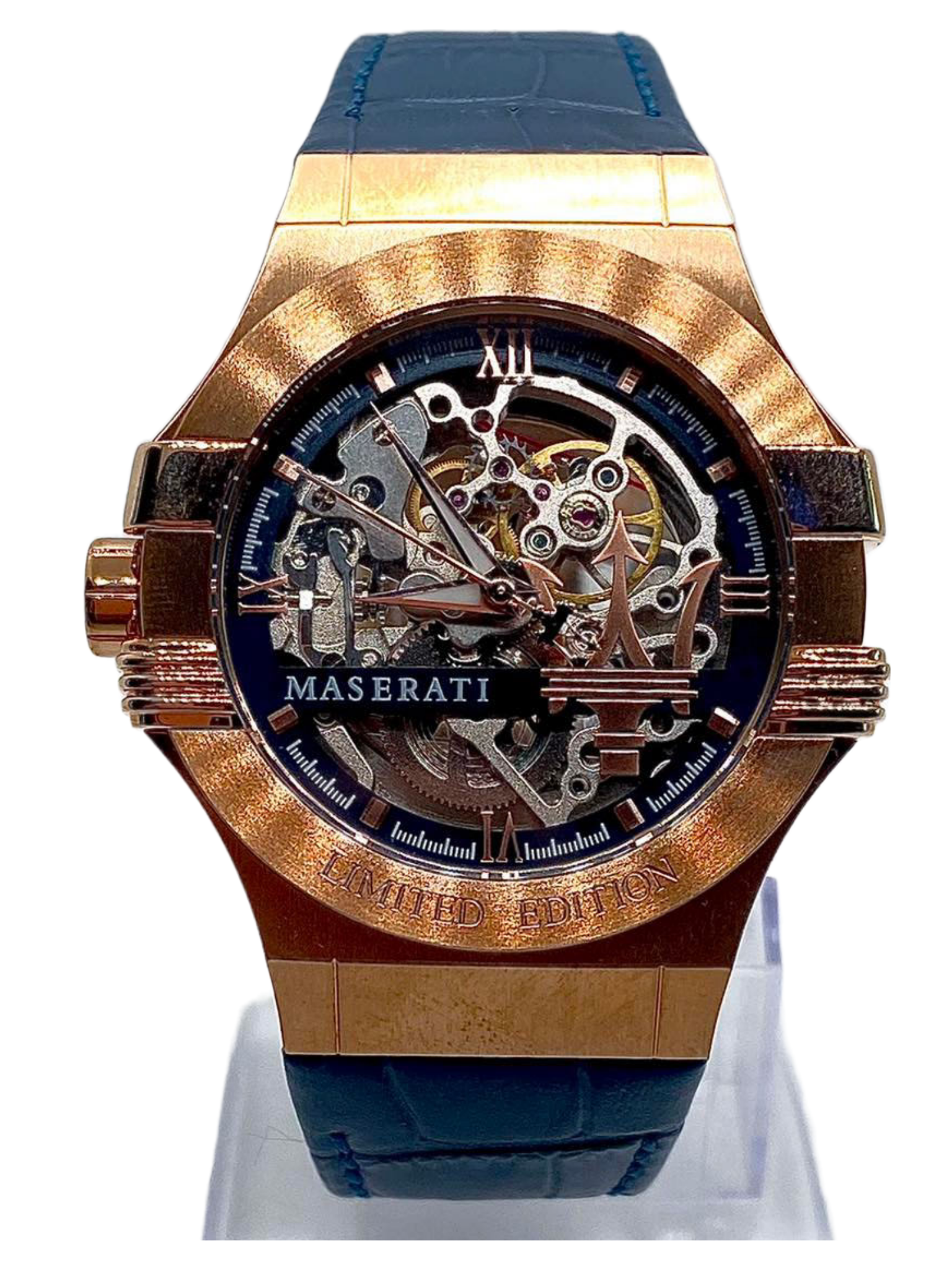 Maserati Watch Automatic Skeleton Rose-Gold Menβs Watch R8821108022 - Watch
