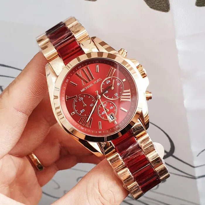 Michael Kors Bradshaw Burgundy Women’s Watch MK6270 - Watch