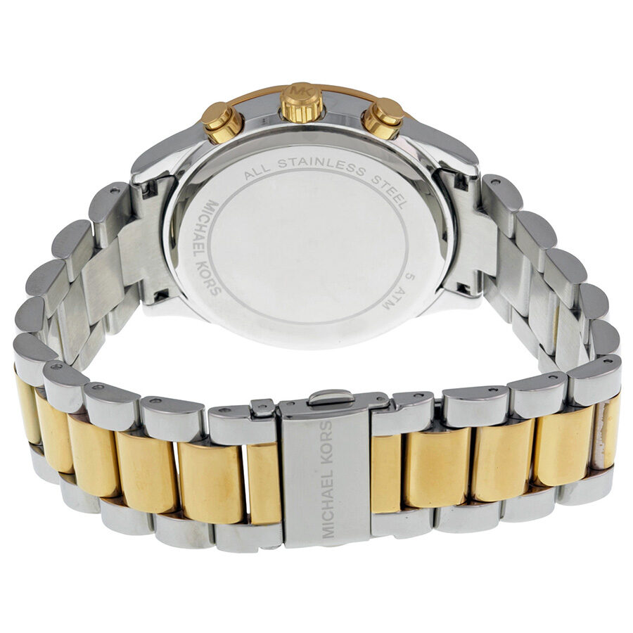 Michael Kors Brinkley Chronograpgh Silver Dial Ladies Watch MK6188