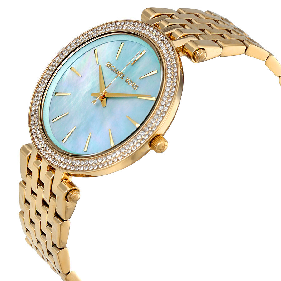 Michael Kors Darci Blue Green MOP Dial Women's Watch - MK3498