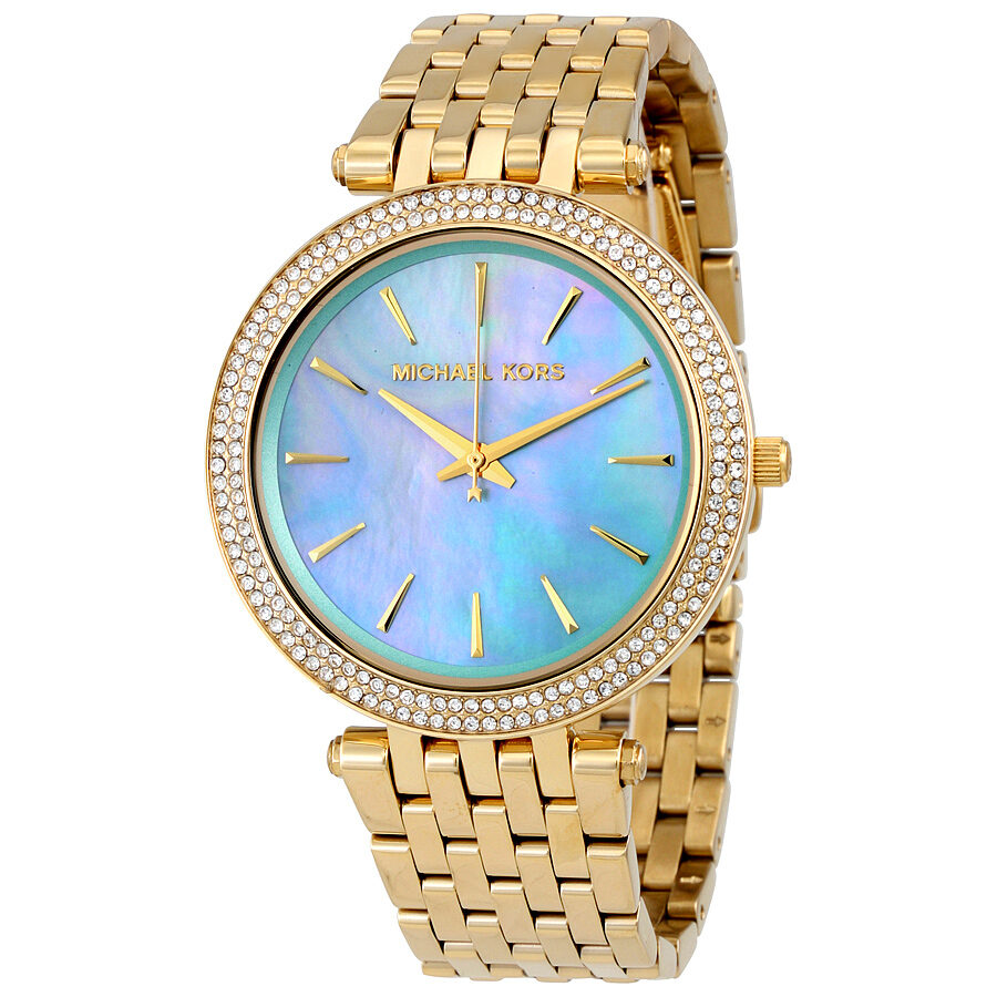 Michael Kors Darci Blue Green MOP Dial Women's Watch - MK3498