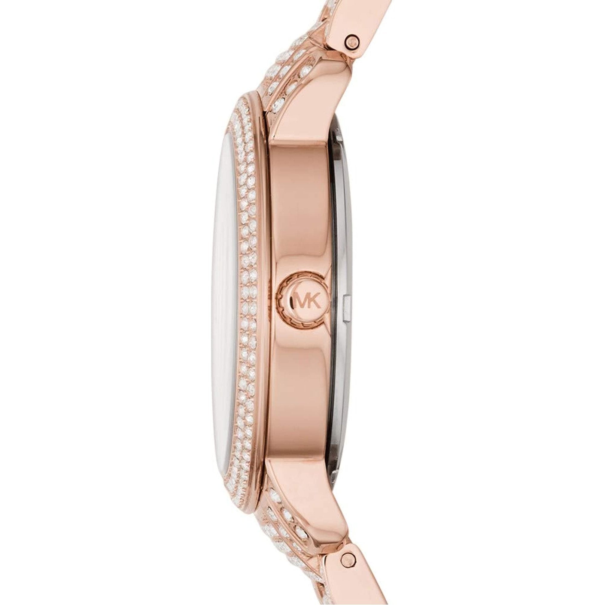 Michael Kors Darci Pave Crystal Rose Gold Womenβs Watch MK6548 - Watch