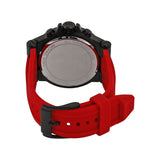 Michael Kors Dylan Chronograph Black Dial Red Silicone Men's Watch MK8382 - BigDaddy Watches #3