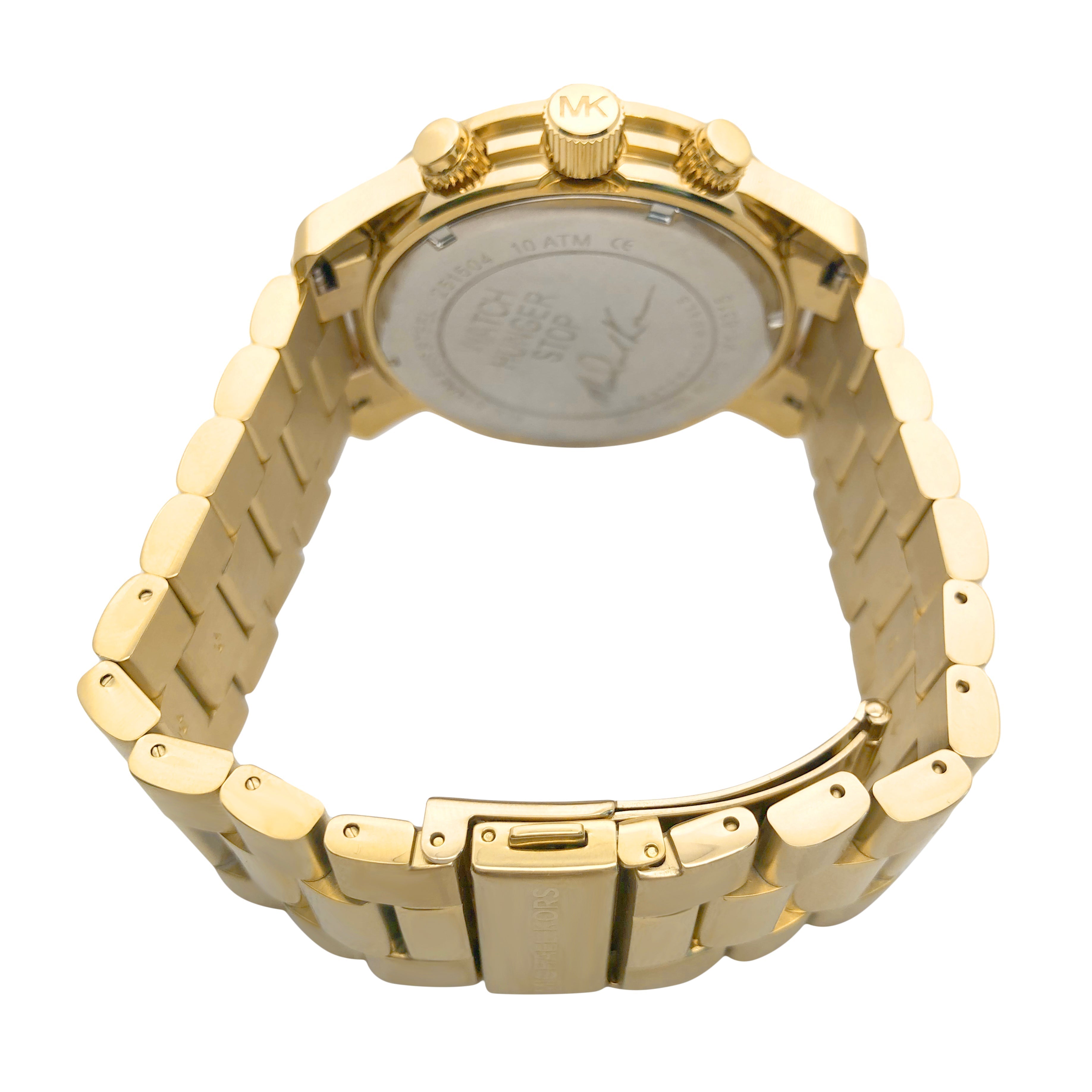 Michael Kors Gold Runway Blue Dial Womenβs Watch MK8315 - Watch