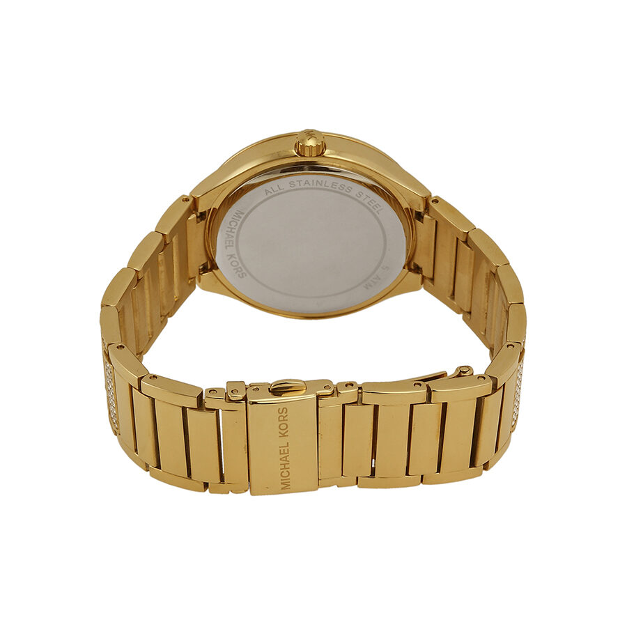 Michael Kors Kerry Crystal Pave Dial Crystal-Set Steel Ladies Watch MK3360 - The Watches Men & CO #3