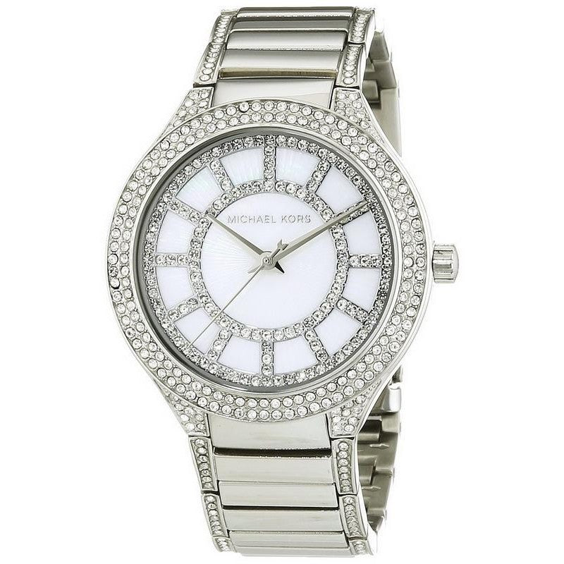 Michael Kors Kerry Mother Pearl Dial Silver Ladies Watch MK3311 - The Watches Men & CO