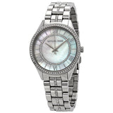 Michael Kors Lauryn Crystal Mother of Pearl Dial Ladies Watch MK3900 - Big Daddy Watches