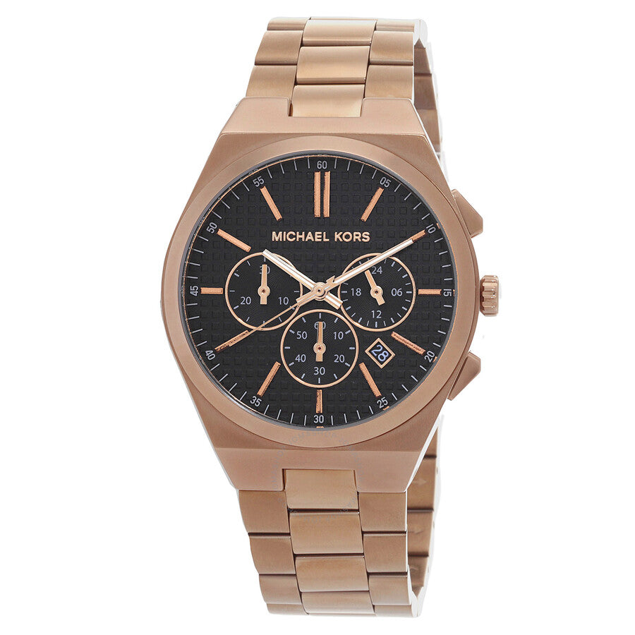 Michael Kors Lennox Chronograph Quartz Black Dial Men's Watch MK9119