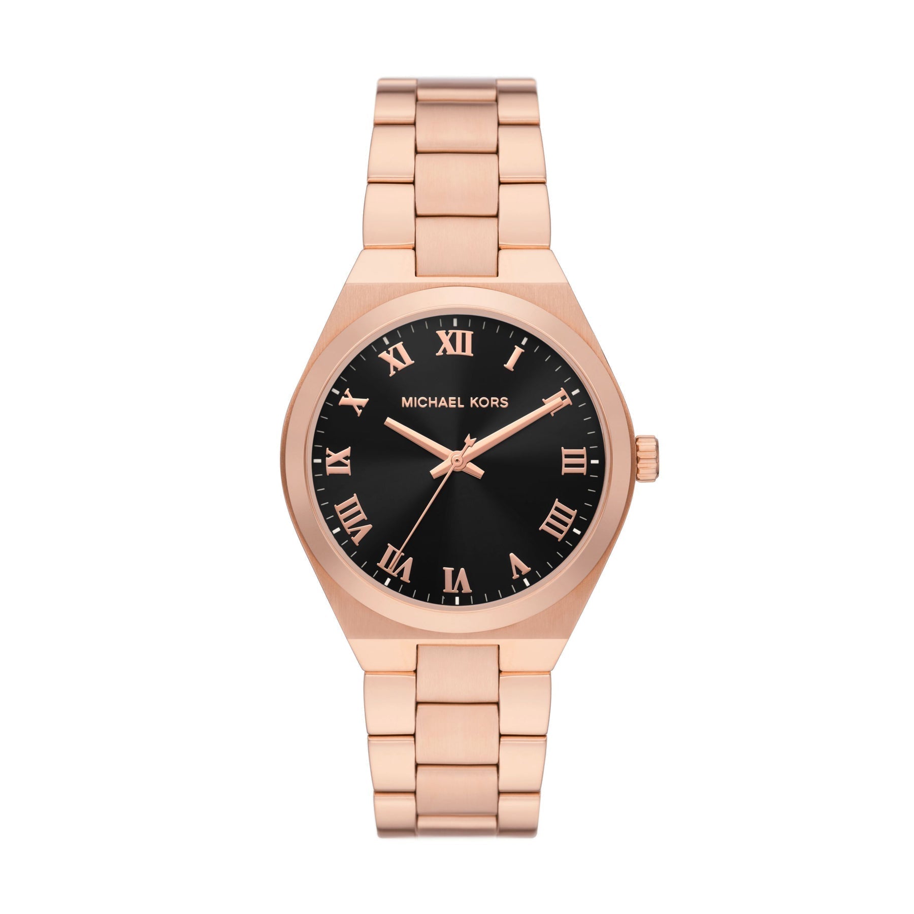 Michael Kors Lennox Three-Hand Rose Gold-Tone Women's Watch - MK7392