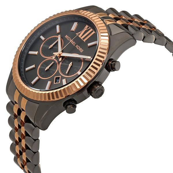 Michael Kors Lexington Chronograph Grey Dial Menβs Watch MK8561 - Watch