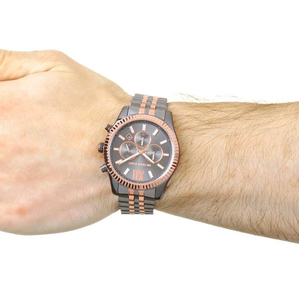 Michael Kors Lexington Chronograph Grey Dial Menβs Watch MK8561 - Watch