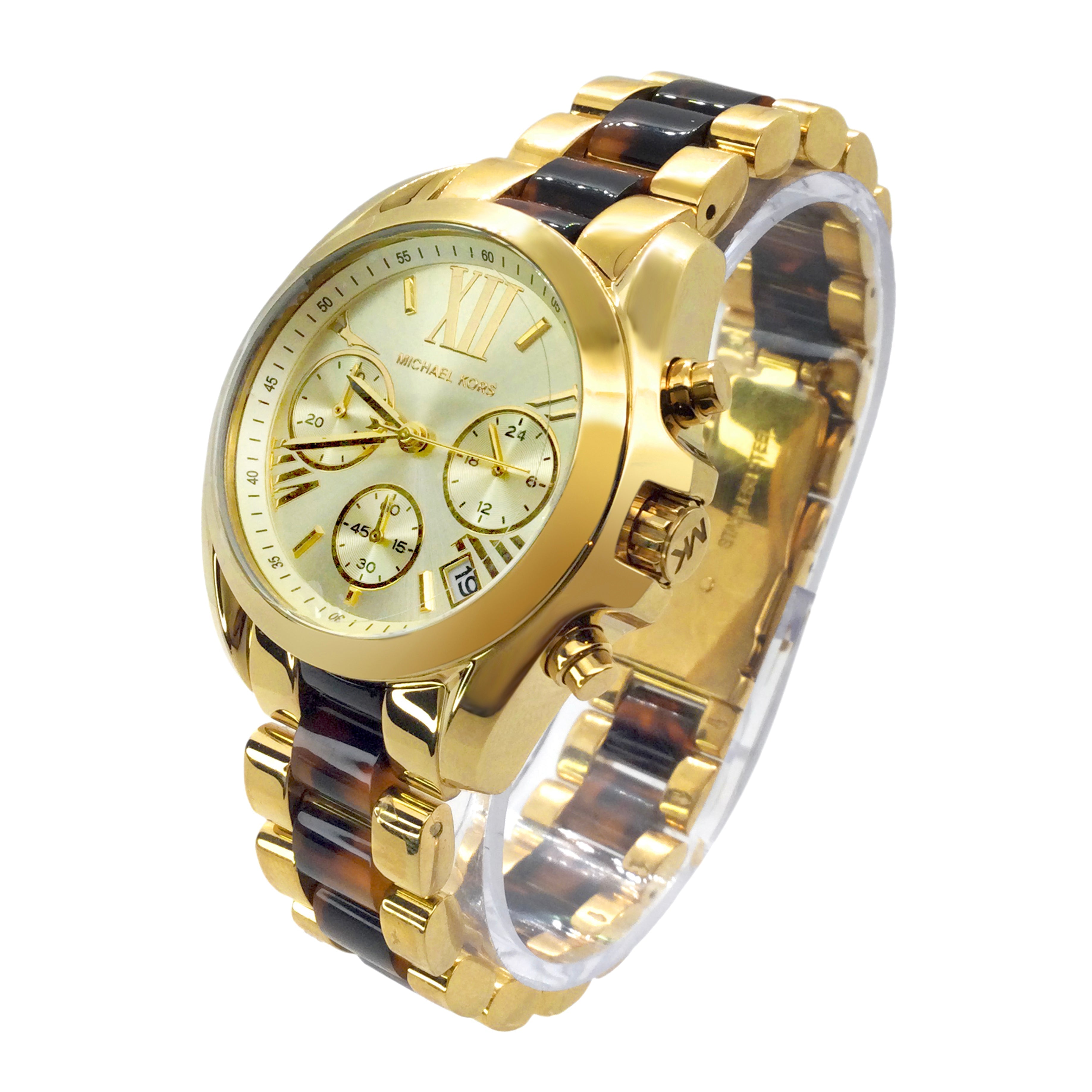 Michael Kors Mini Bradshaw Two Tone Womenβs Watch MK5973 - Watch