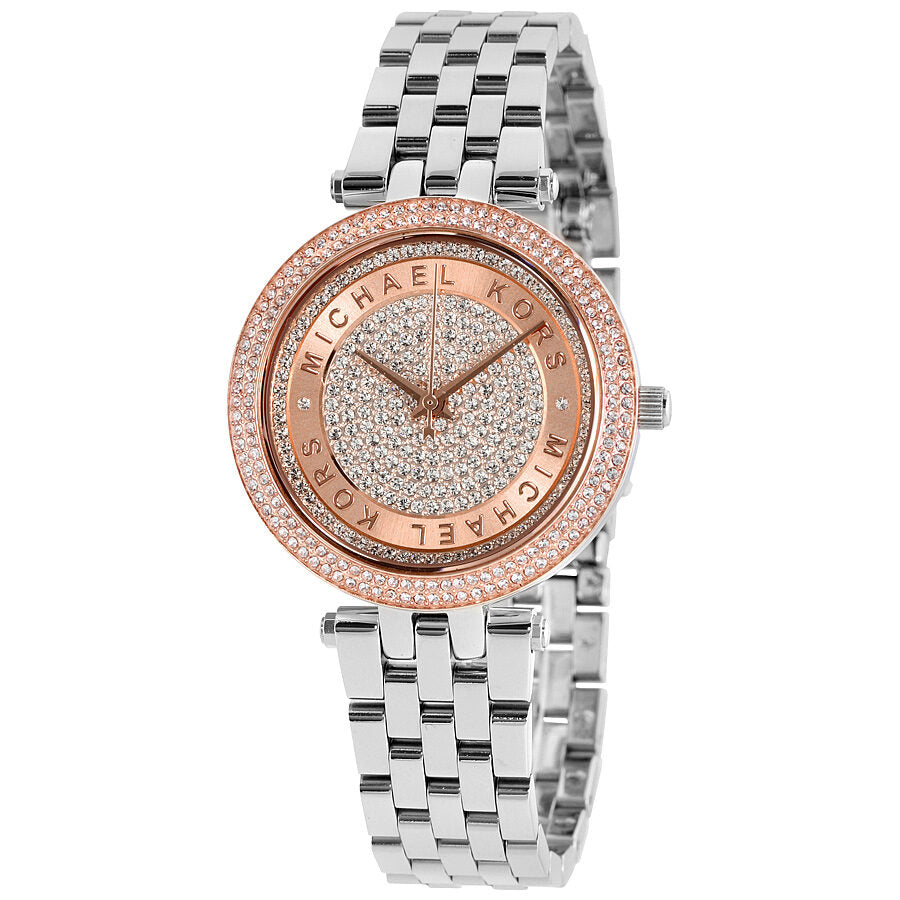 Michael Kors Mini Darci Crystal Pave Dial Ladies Watch MK3446