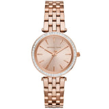 Michael Kors Petite Darci Rose Gold Ladies Diamond Watch MK3366