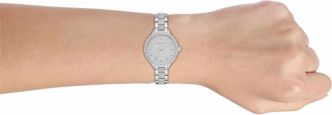 Michael Kors Slim Runway Pavé Silver-Tone Women's Watch - MK3822