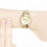 Michael Kors Blair Champagne Dial Gold-tone Ladies Watch MK5639