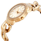 Michael Kors Nini Crystal Gold Dial Chain Link Ladies Watch MK3235 - BigDaddy Watches #2