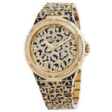 Michael Kors Oversized Lennox Animal Pave Quartz Watch MK7284 - Big Daddy Watches