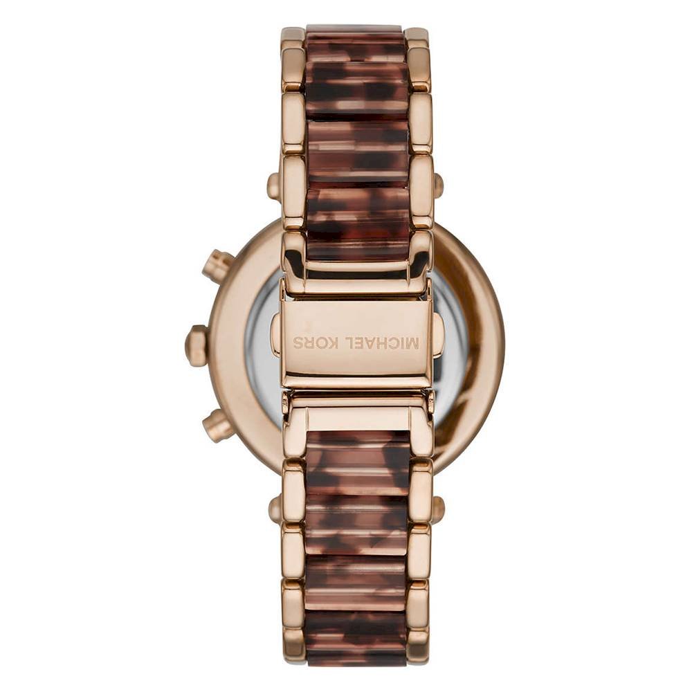 Michael Kors Parker Chronograph Quartz Crystal Rose Dial Ladies Watch MK6832 - Watch