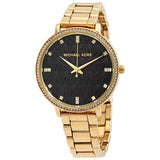 Michael Kors Pyper Quartz Crystal Black Dial Ladies Watch MK4593 - Big Daddy Watches