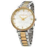 Michael Kors Pyper Quartz Crystal White Dial Ladies Watch MK4595 - Big Daddy Watches