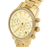 Michael Kors Ritz Chronograph Gold Tone Women's Watch MK6597