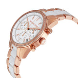 Michael Kors Ritz Quartz Chronograph White Dial Ladies Watch MK6324 - BigDaddy Watches #2