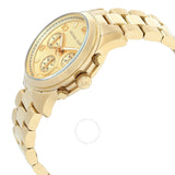 Michael Kors Runway Chronograph Quartz Gold Dial Ladies Watch MK7323 - Big Daddy Watches #2