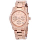 Michael Kors Runway Chronograph Quartz Rose Gold Dial Watch MK7324 - Big Daddy Watches