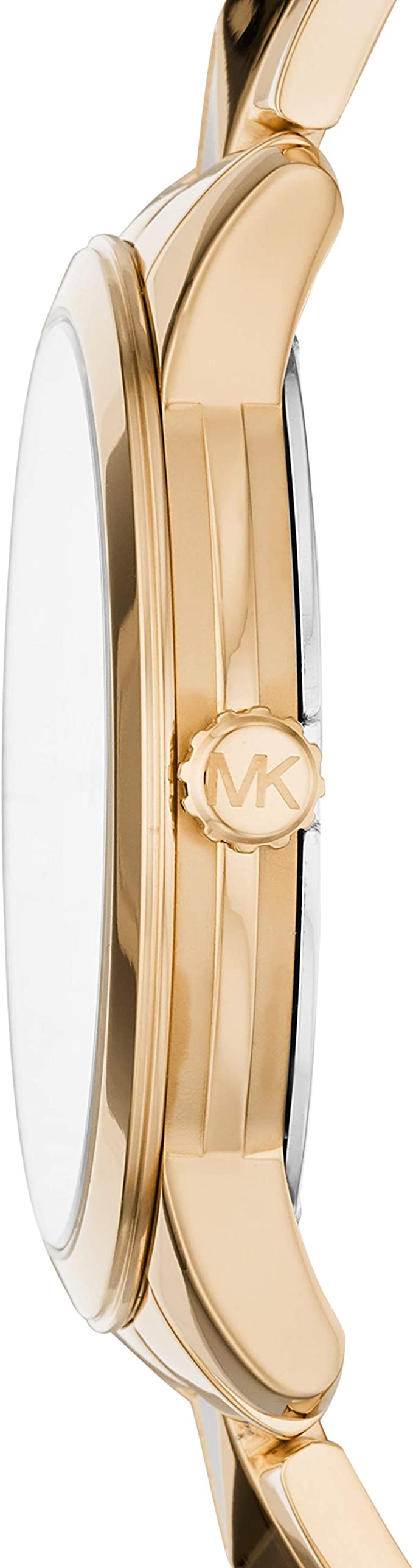 Michael Kors Runway Mercer White Dial Gold Women's Watch - MK6689