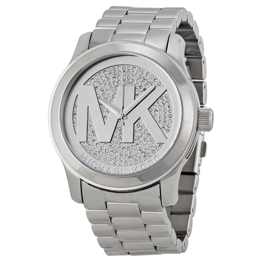 Michael Kors Runway Crystal Pave Silver-Tone Women's Watch - MK5544