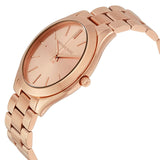 Michael Kors Runway Rose Dial Rose Gold-tone Unisex Watch MK3197